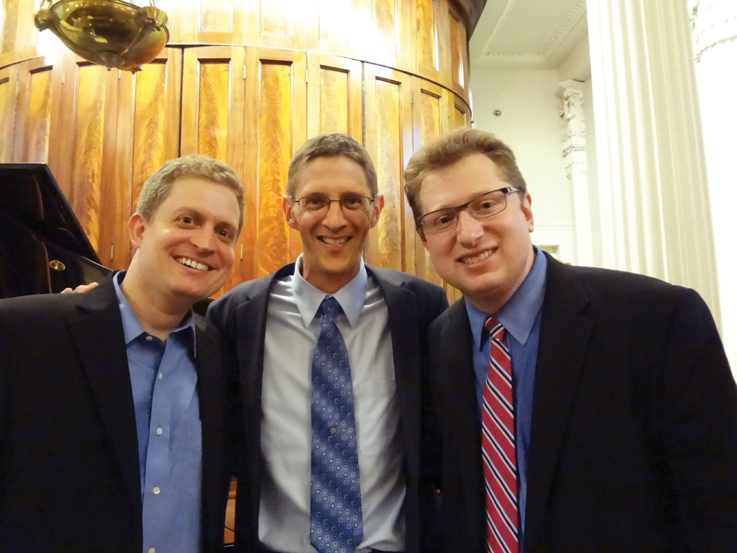 With pianist Andrew Armstrong, who accompanied Bekker on his first album, Twentieth Century Duos, and CSO principal clarinetist Charlie Messersmith after their 2009 Piccolo Spoleto concert, “A World of Jewish Culture.”