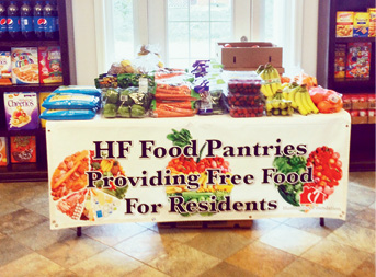 The food pantry program at Puddledock Apartments in Price George, Virginia