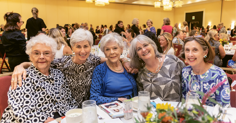 Ruthie Mallard, Berta Freeman, Joyce Darby, Kathy Papadimitriou, and Mac Langley