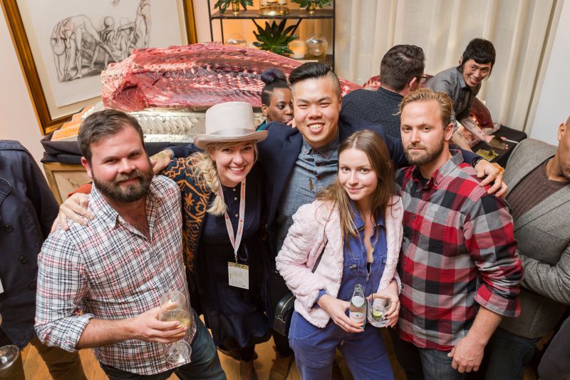 Ben Garbee, Corrie and Shuai Wang, Marlee Blodgett, and Zach Swemle