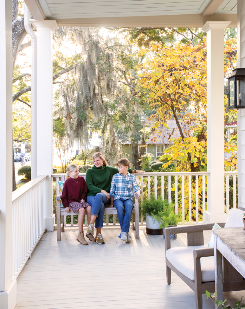 Annie and Matt Hamnett have breathed new life into the home to share with their own family— son, Matthew, and daughter, Sadie.