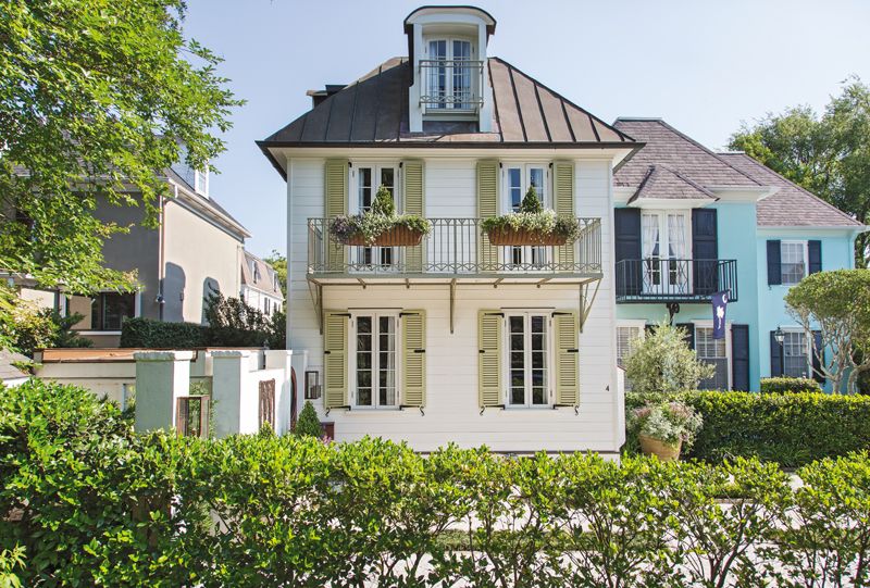 Timeless Beauty: Although the house was built in 1970, its copper roof and bronze fixtures nod to the neighborhood’s historic homes.