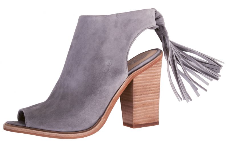 4. Vince Camuto “Kyleena” suede bootie in “mist,“ $139 at Belk