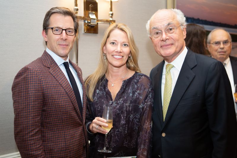 Spoleto Board Chair William Medich, Michele Seekings, and Festival General Director Nigel Redden