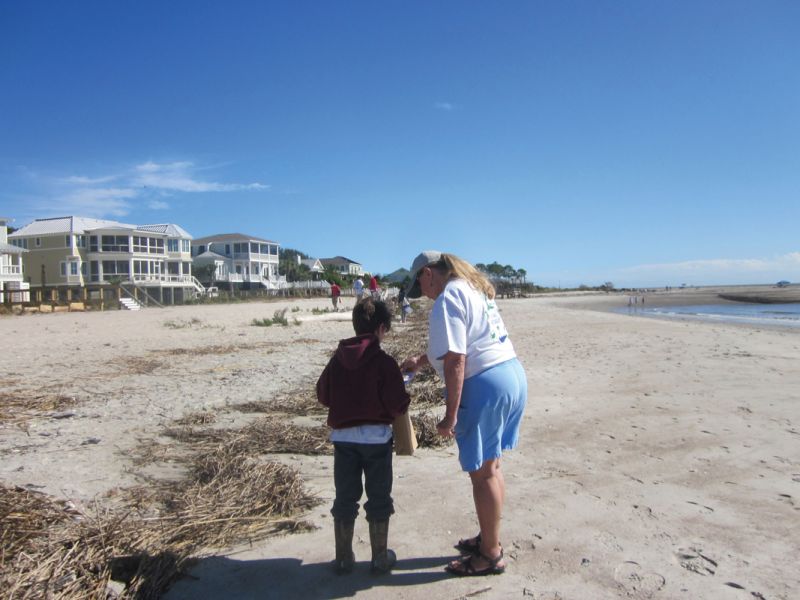 ...and beachcombing.