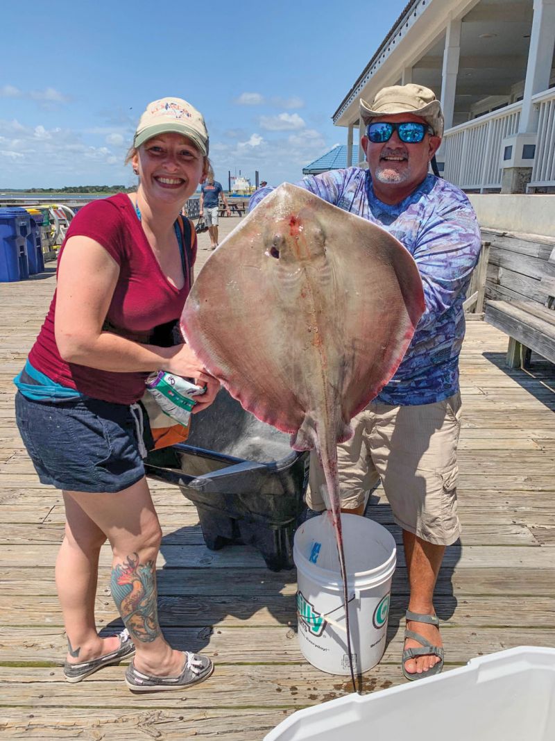 Water World: “I love water in any form—swimming at the beach or in a pool and especially fishing.”