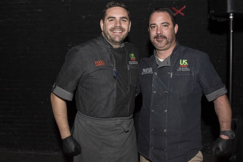 US Foods Chef Jason Scarborough and COP Specialist Tim Bowlby