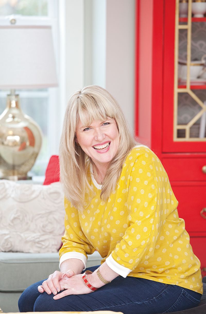 BRIGHT START - The Moroccan-inspired tile in the foyer was the starting point for artist and designer Sally Bennett’s home and life revamp.