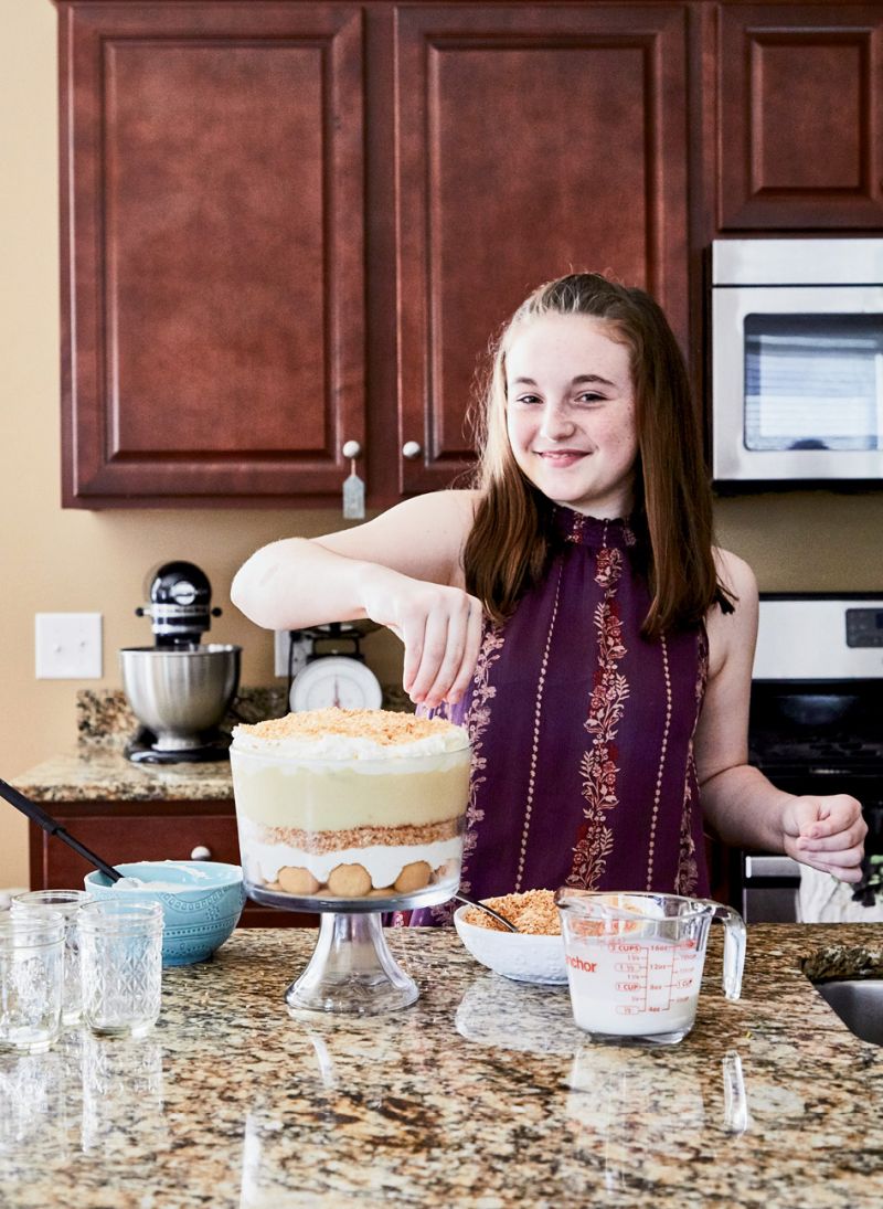 When making coconut pudding, be sure the milk is hot before adding the flour and sugar; otherwise, it will take three times as long to thicken, DiBernardo notes.