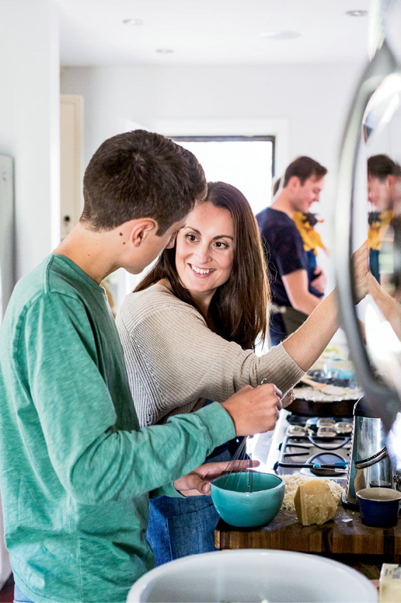 When she’s not cooking up foodie festivities, Gillian savors time with her husband and two children in their Mount Pleasant kitchen.