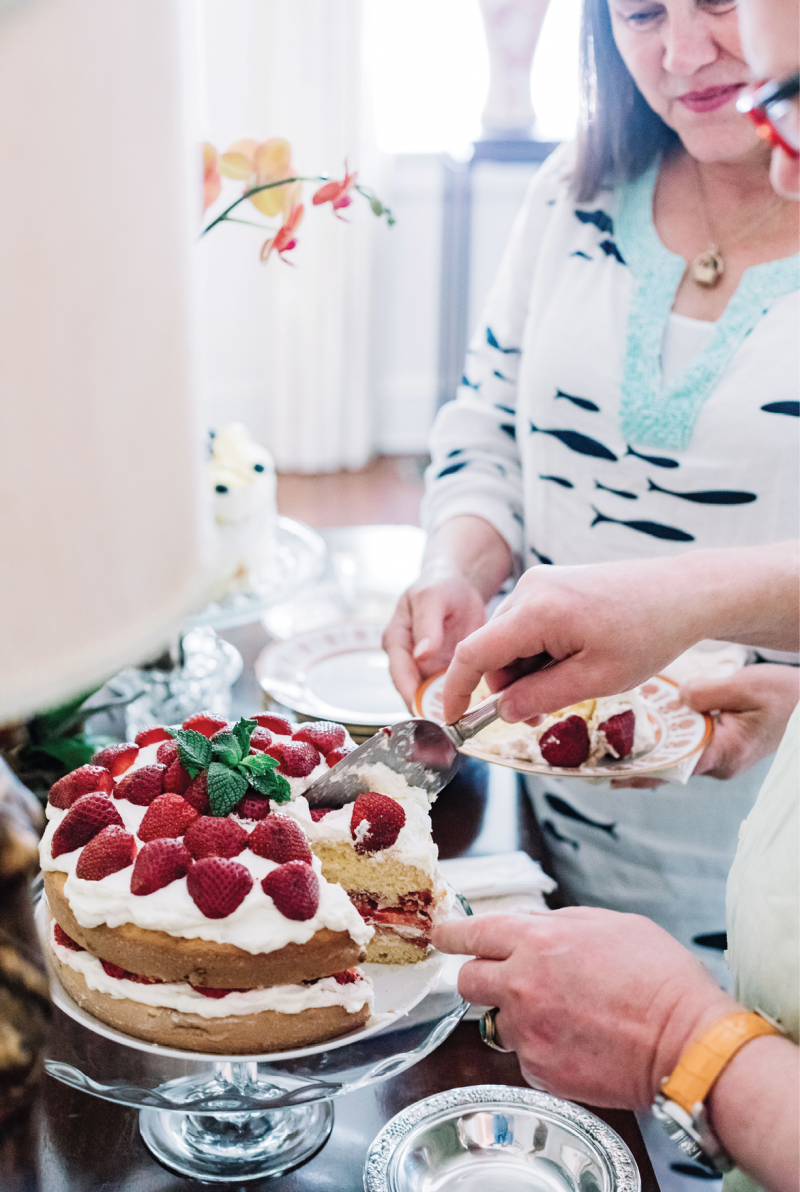 Strawberry Pound Cake