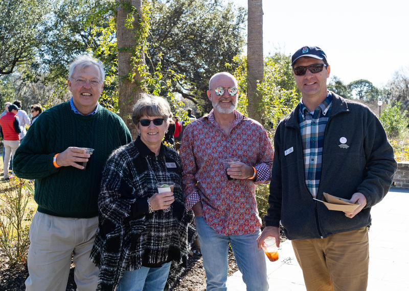 Michael and Jenny Messner with Jim Martin and Harry Lesense