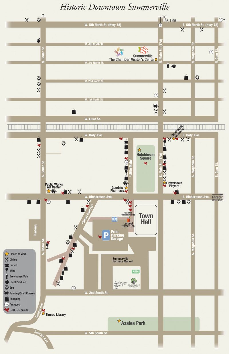 EXPLORE SUMMERVILLE: The nearly one-square-mile historic district includes more than 700 homes and buildings that are listed on the National Register of Historic Places, as well as a host of restaurants, bars, shops, and boutiques.