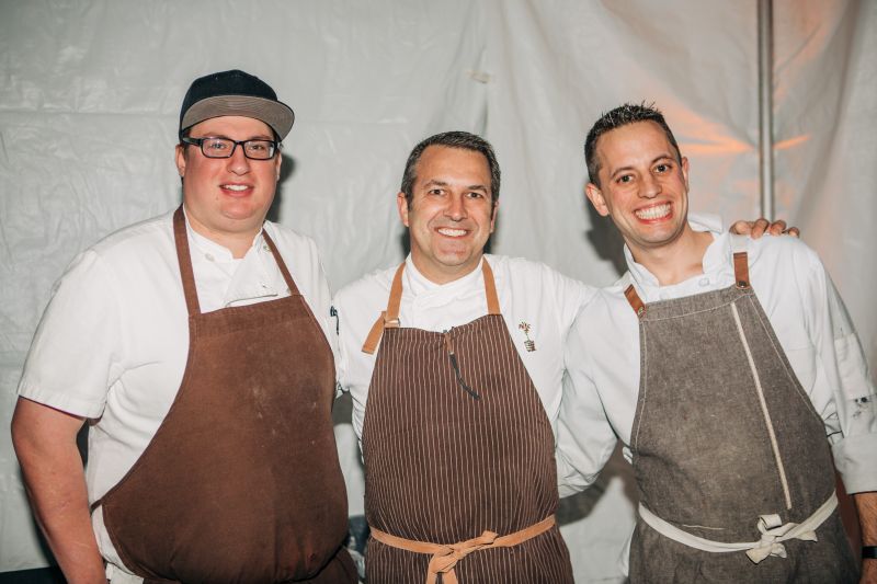 Gavin Murray, executive chef and owner of The Grocery Kevin Johnson, and Walter Edward