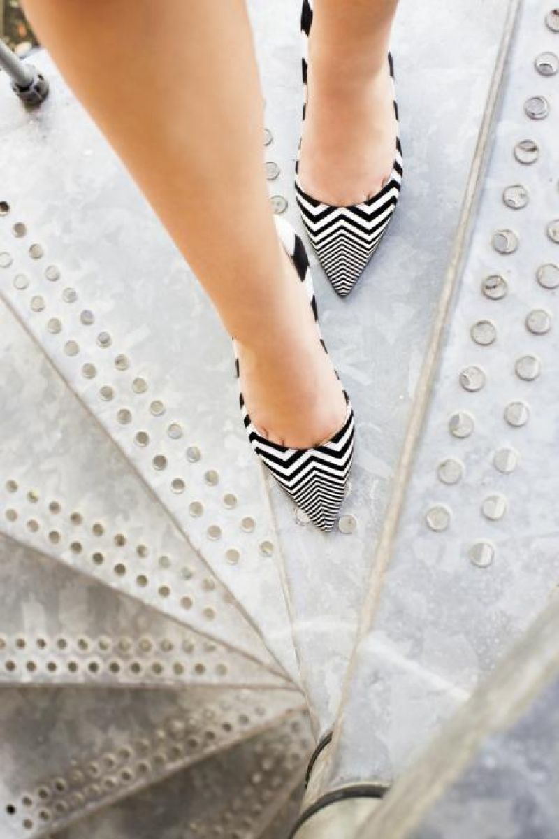 Nicholas Kirkwood chevron-printed suede pump, $695 at Bob Ellis Shoes