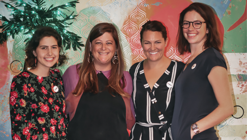 Celeste Caldwell, Cara Leepson, Tai Haluszka, and Alexa Kinne