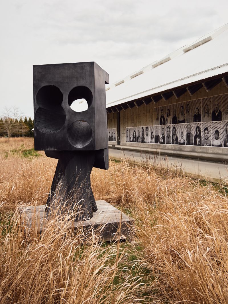 Contemporary art on the 14-acre grounds and meadows of Parrish Art Museum in Water Mill.