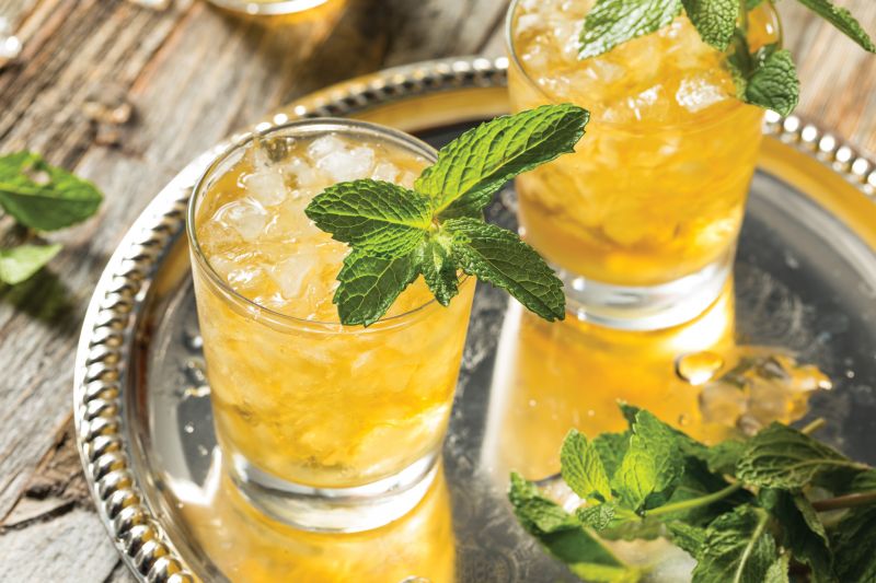 Summer Sipper: “We did a really refreshing mint julep at our bar last summer. I also love a really nice Bourbon on ice.”