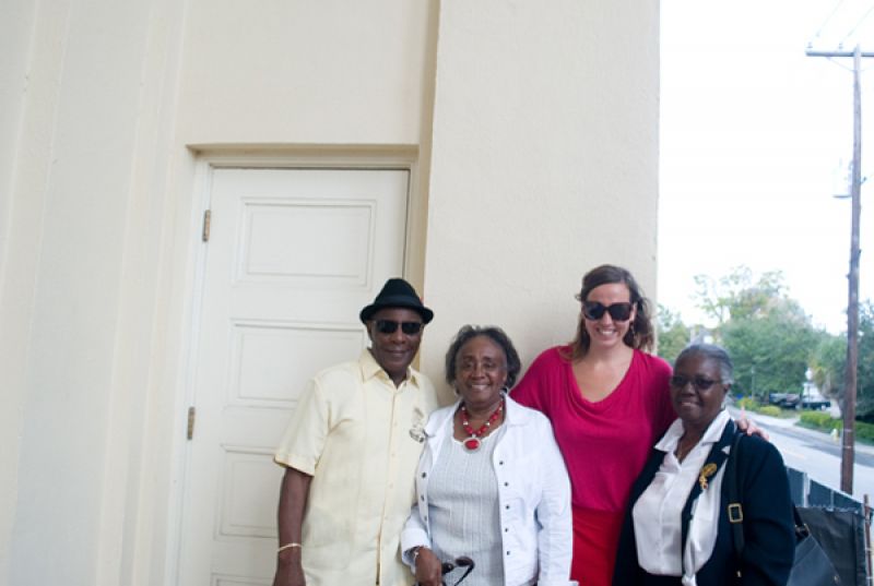 Doris Hamilton, Maya Morrill, Willie and Francena Rogers